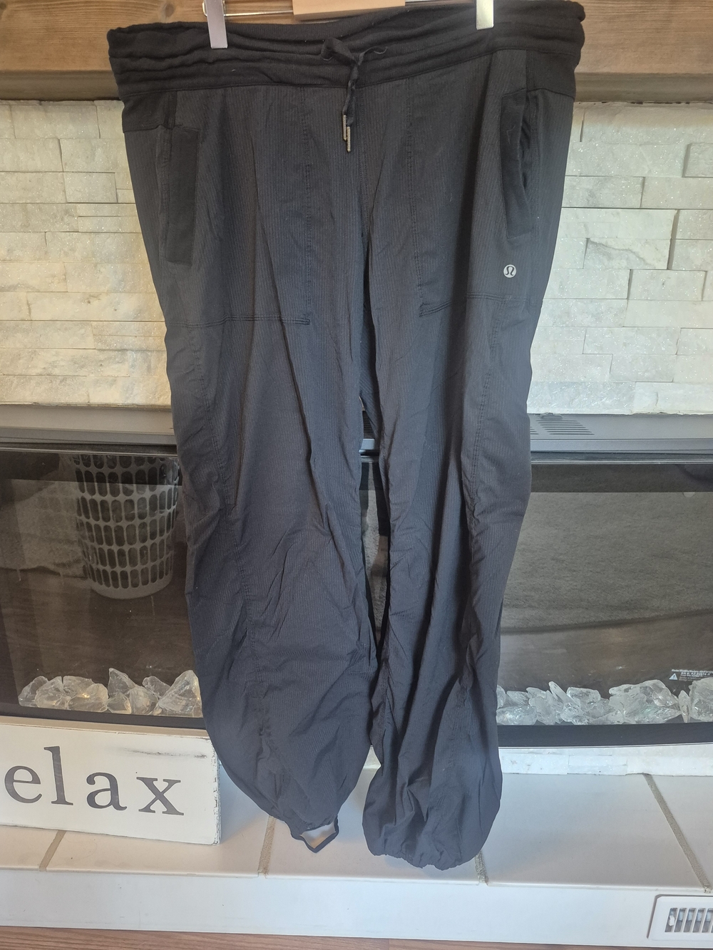 lululemon athletica Womens Black Athletic Jogger Pants
